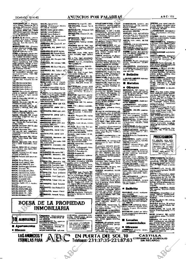 ABC MADRID 20-10-1985 página 103