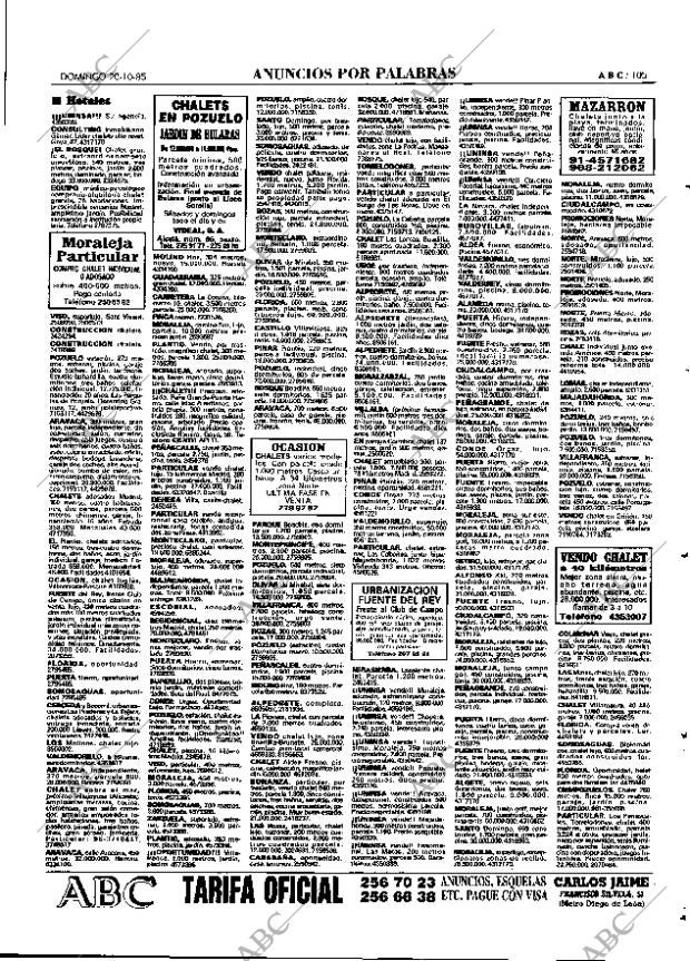 ABC MADRID 20-10-1985 página 105