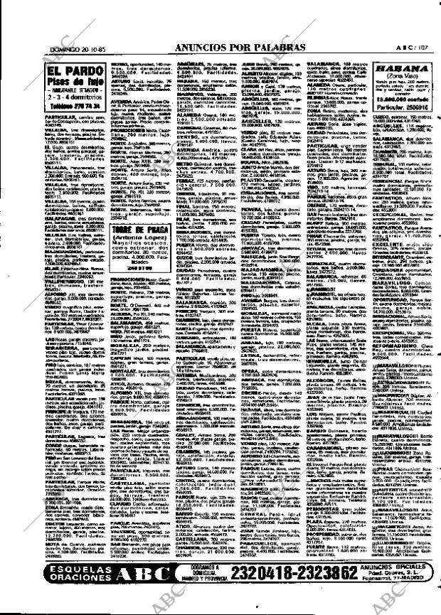 ABC MADRID 20-10-1985 página 107