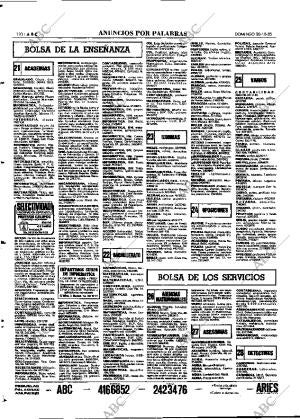 ABC MADRID 20-10-1985 página 110