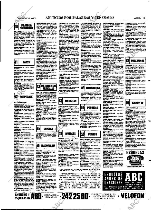 ABC MADRID 20-10-1985 página 113