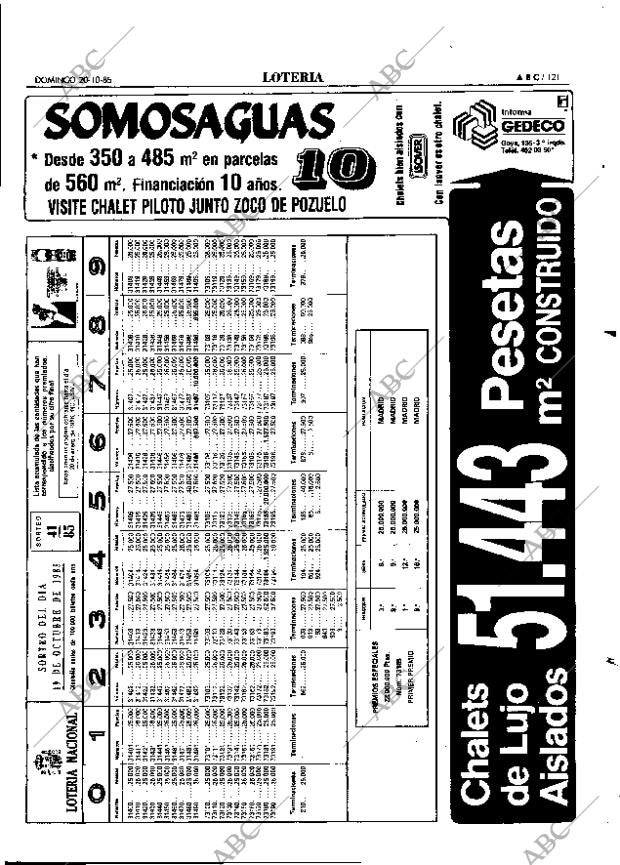 ABC MADRID 20-10-1985 página 121
