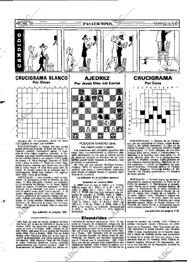 ABC MADRID 20-10-1985 página 122