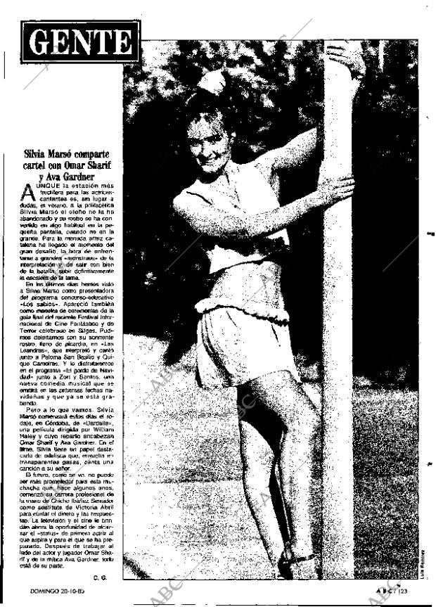 ABC MADRID 20-10-1985 página 123