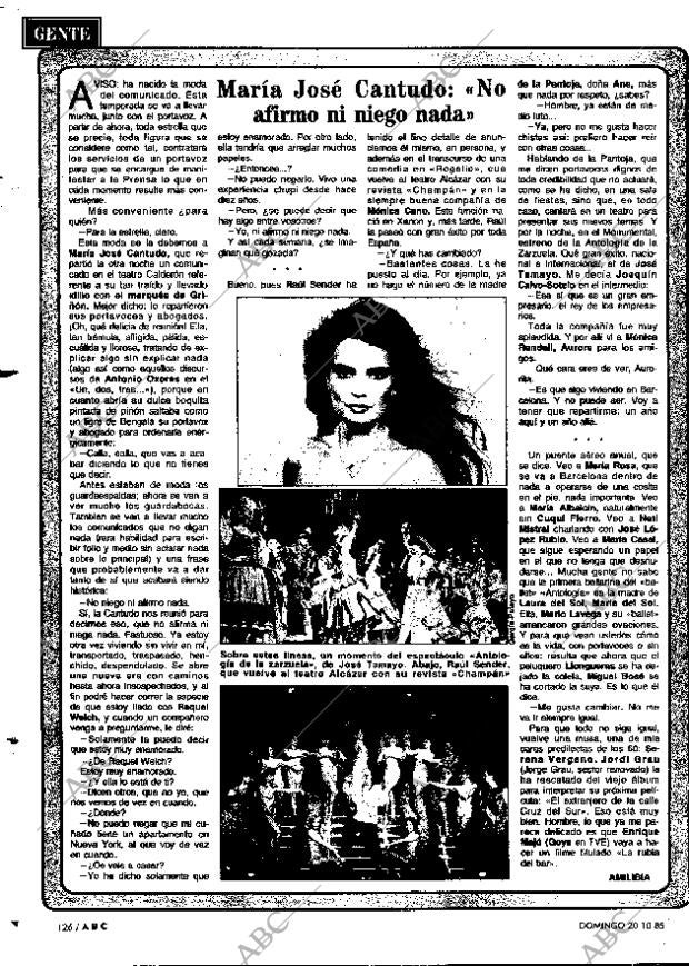 ABC MADRID 20-10-1985 página 126
