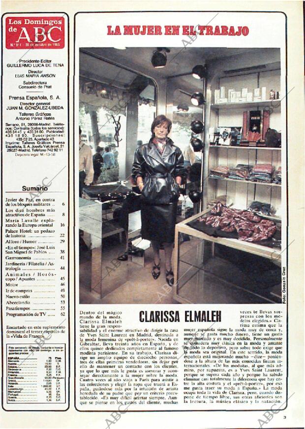 ABC MADRID 20-10-1985 página 131