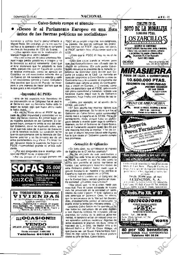 ABC MADRID 20-10-1985 página 35