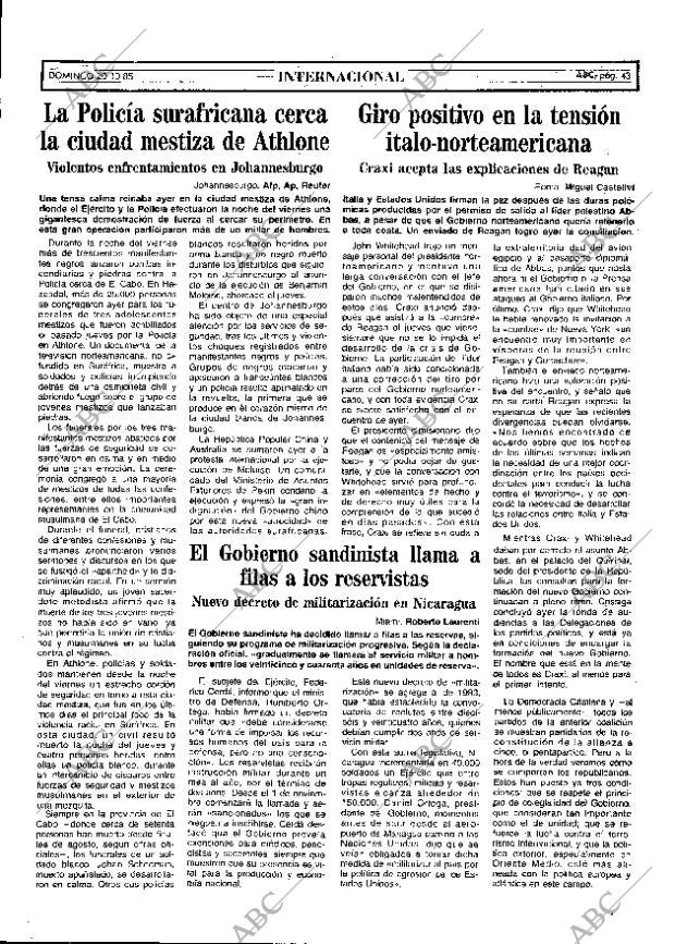 ABC MADRID 20-10-1985 página 43