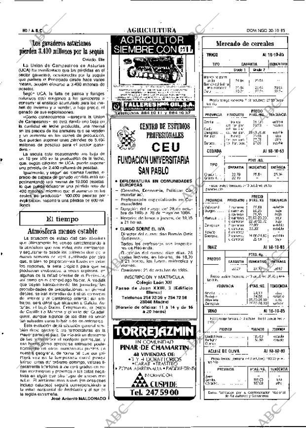 ABC MADRID 20-10-1985 página 80