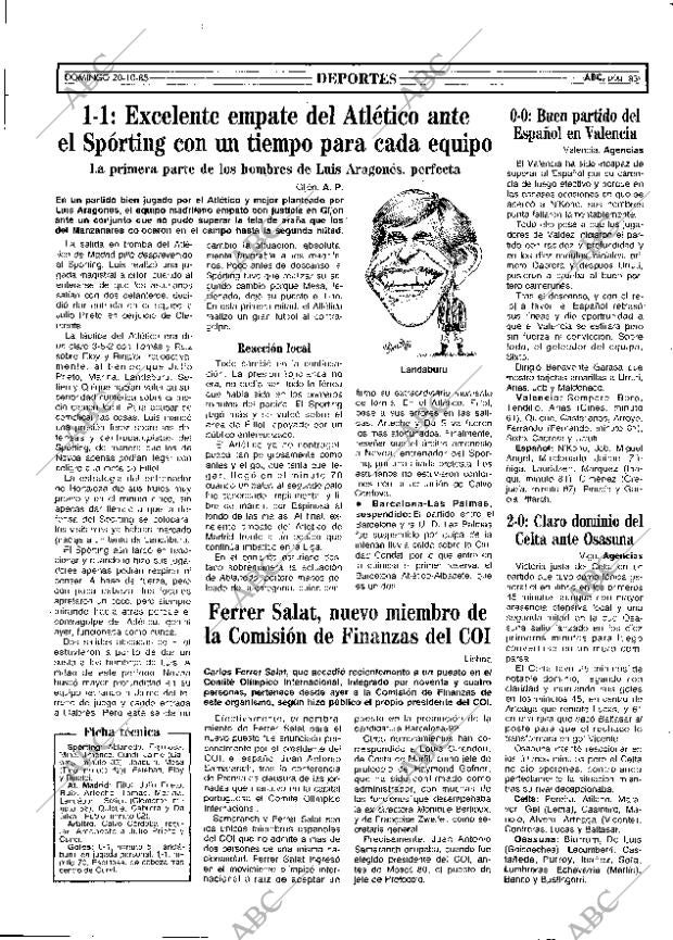 ABC MADRID 20-10-1985 página 83
