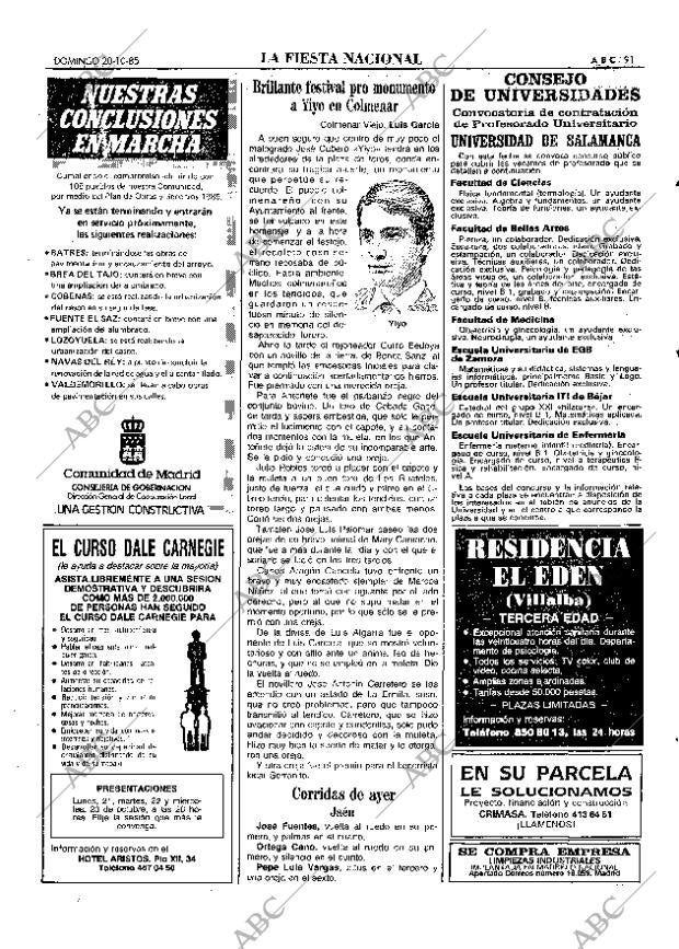 ABC MADRID 20-10-1985 página 91
