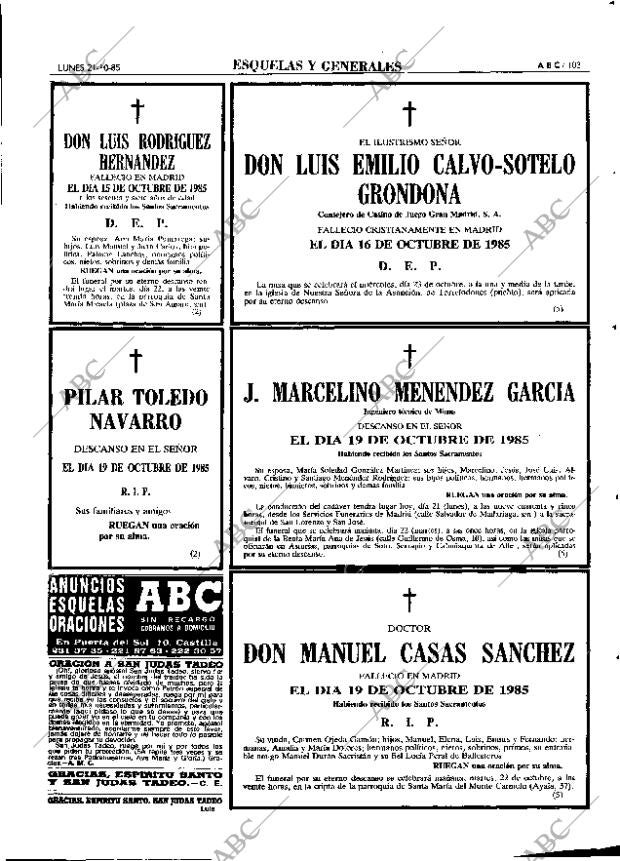 ABC MADRID 21-10-1985 página 103
