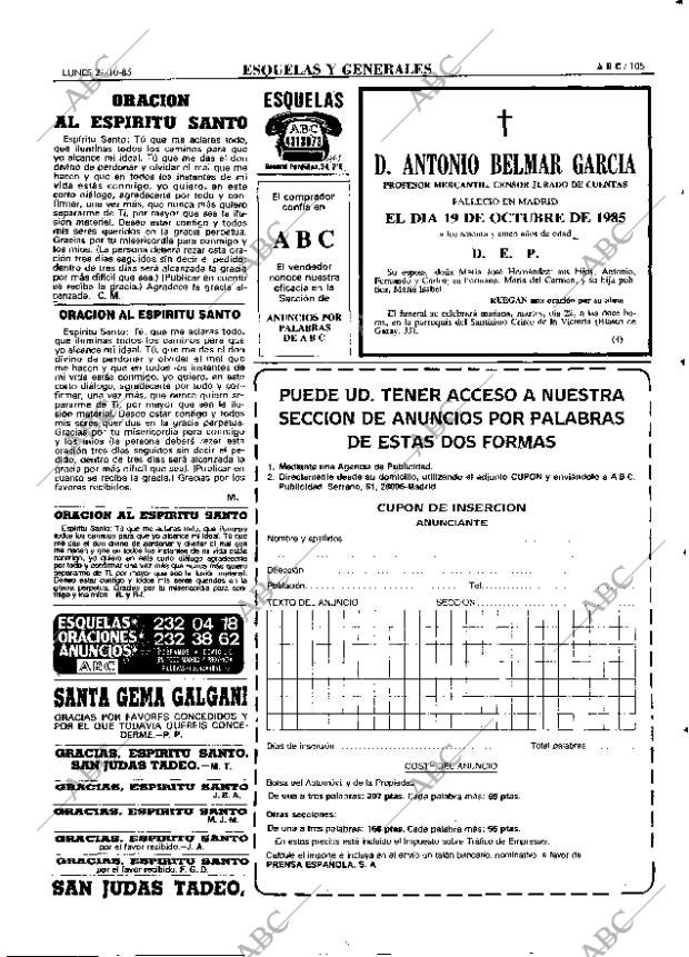 ABC MADRID 21-10-1985 página 105