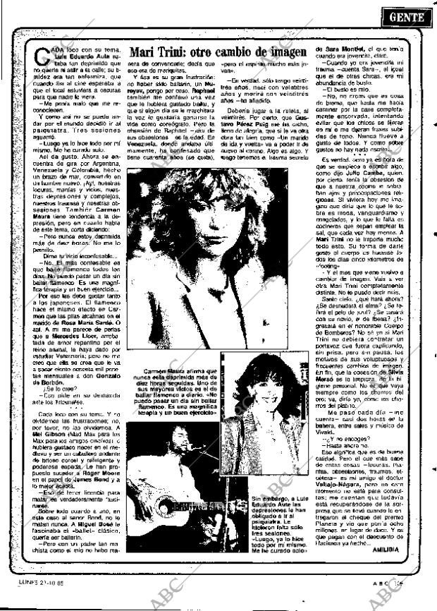 ABC MADRID 21-10-1985 página 109