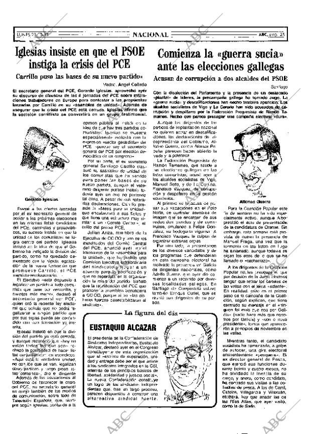 ABC MADRID 21-10-1985 página 25