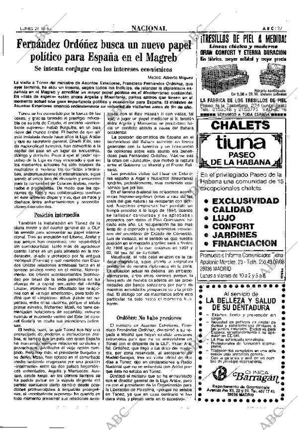 ABC MADRID 21-10-1985 página 27