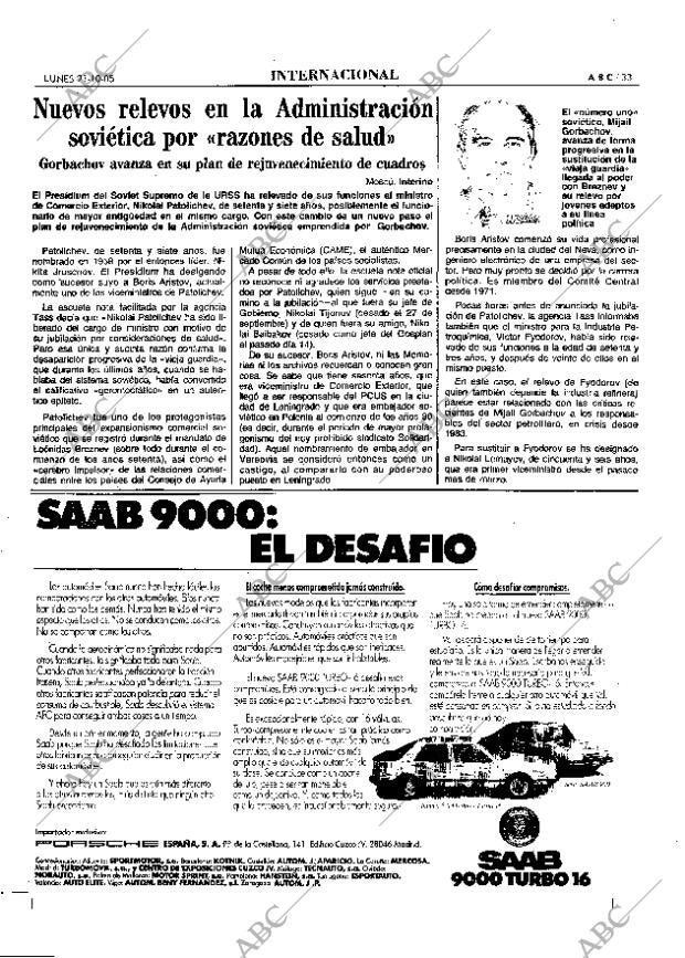 ABC MADRID 21-10-1985 página 33