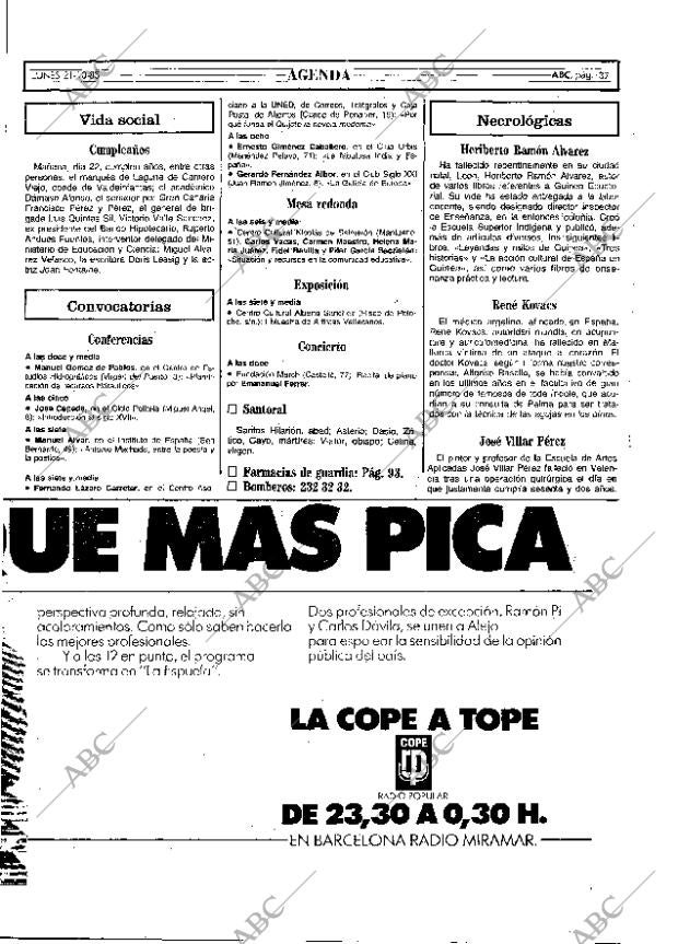 ABC MADRID 21-10-1985 página 37
