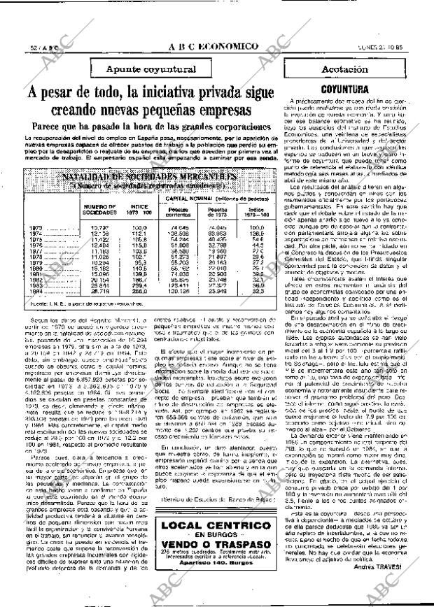 ABC MADRID 21-10-1985 página 52