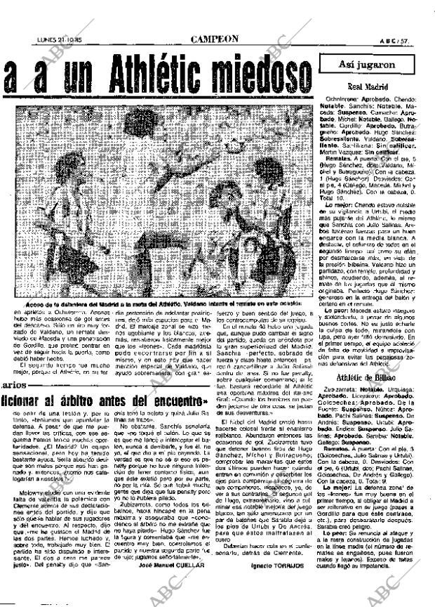 ABC MADRID 21-10-1985 página 57
