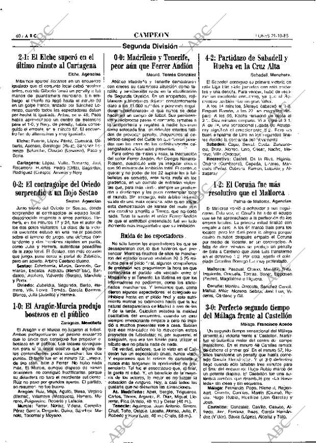 ABC MADRID 21-10-1985 página 60