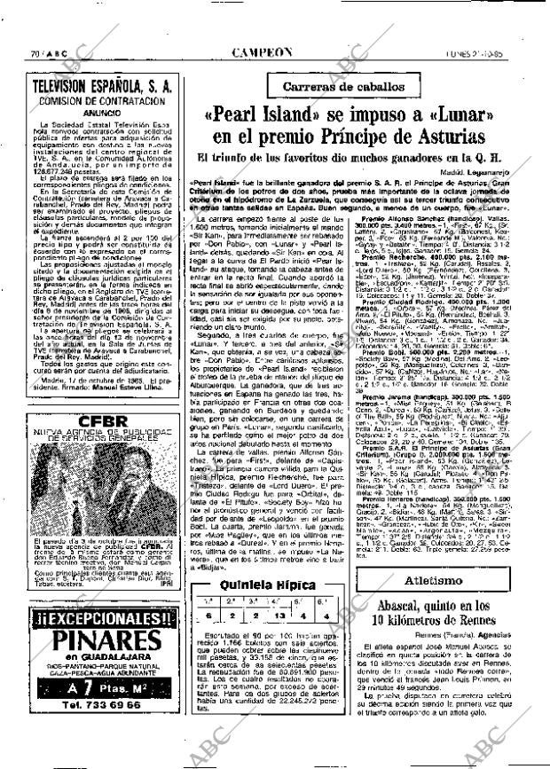 ABC MADRID 21-10-1985 página 70