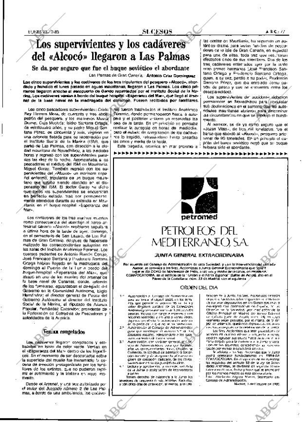 ABC MADRID 21-10-1985 página 77