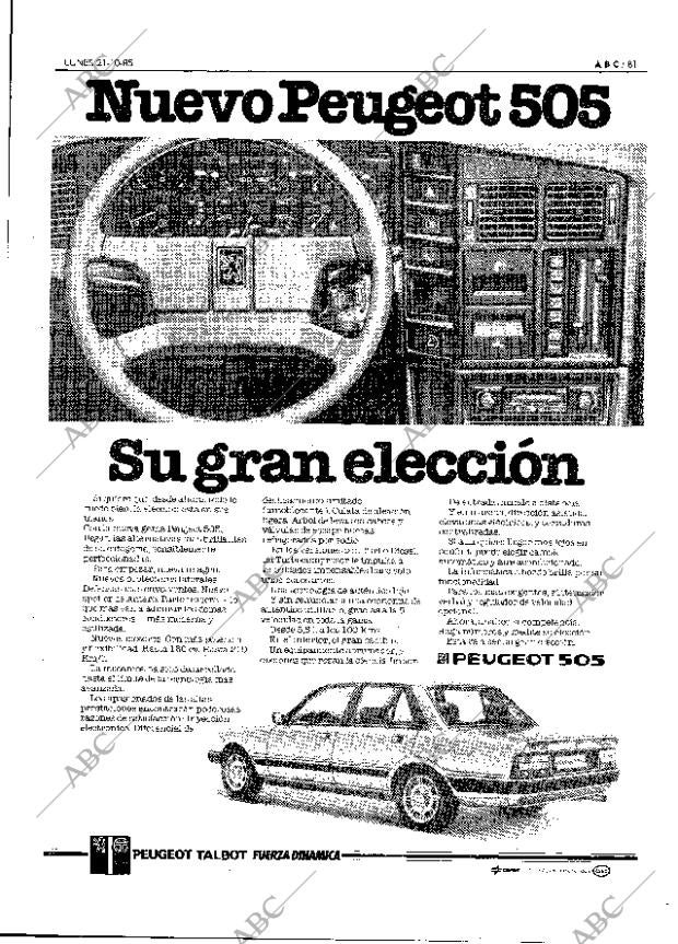 ABC MADRID 21-10-1985 página 81