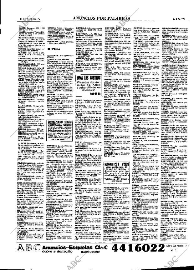 ABC MADRID 21-10-1985 página 97
