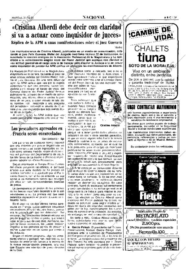 ABC MADRID 22-10-1985 página 29