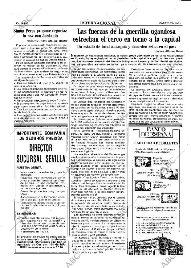 ABC MADRID 22-10-1985 página 40