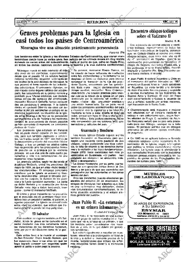 ABC MADRID 22-10-1985 página 49