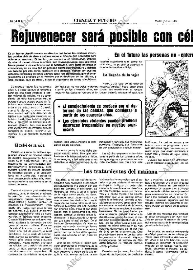 ABC MADRID 22-10-1985 página 56