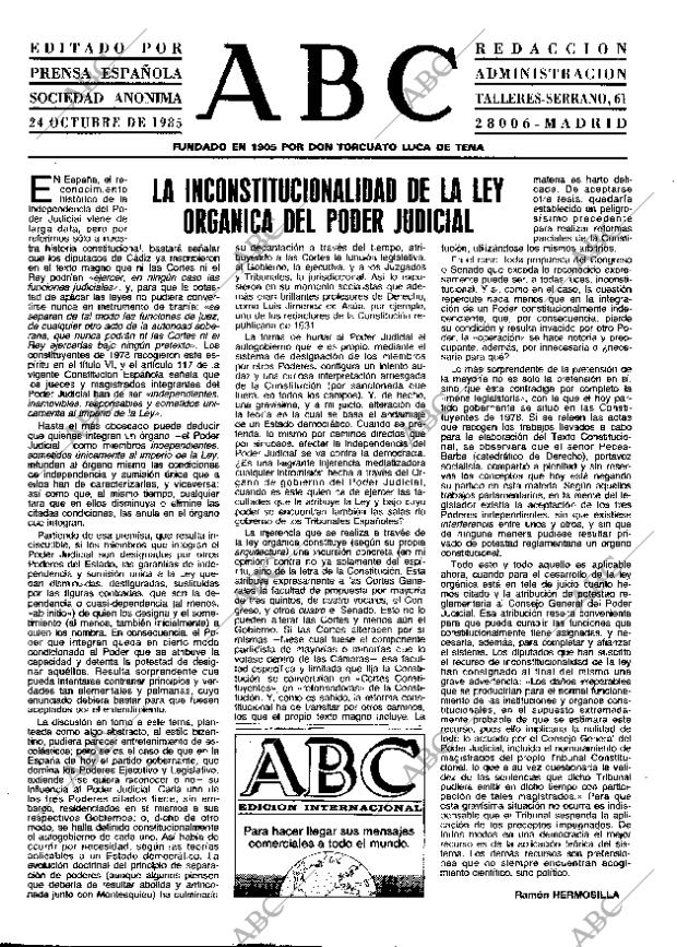 ABC MADRID 24-10-1985 página 3
