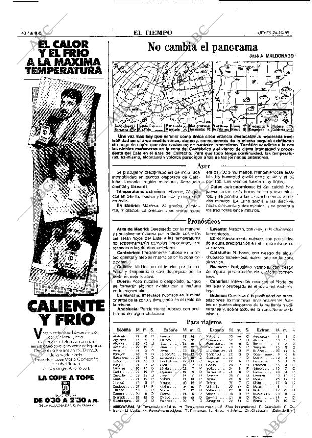 ABC MADRID 24-10-1985 página 40