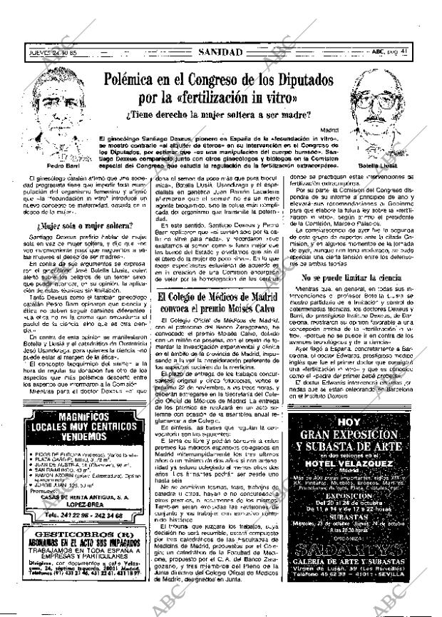 ABC MADRID 24-10-1985 página 41