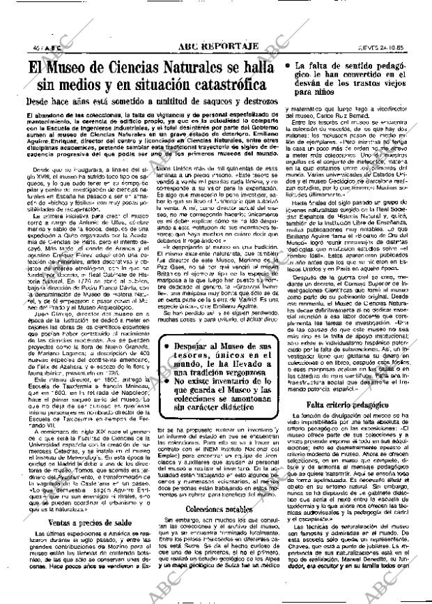 ABC MADRID 24-10-1985 página 46