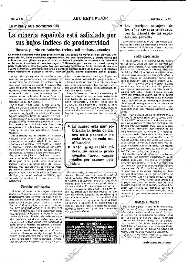 ABC MADRID 24-10-1985 página 58
