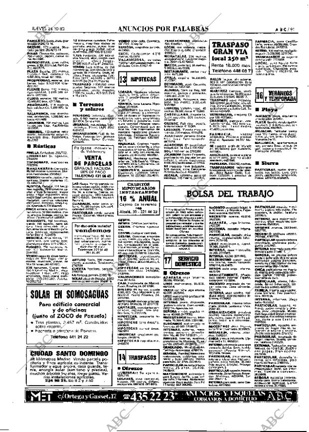 ABC MADRID 24-10-1985 página 91