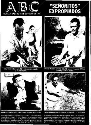ABC SEVILLA 26-10-1985 página 1
