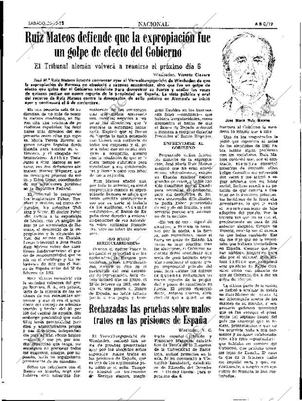 ABC SEVILLA 26-10-1985 página 19