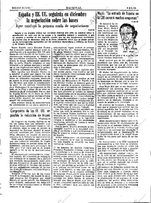 ABC SEVILLA 26-10-1985 página 23