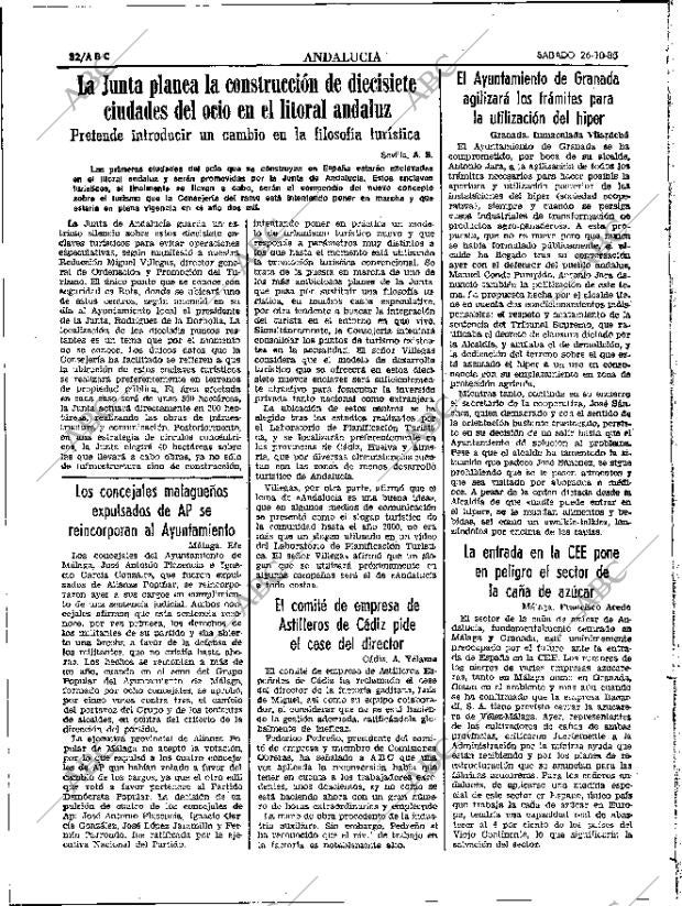 ABC SEVILLA 26-10-1985 página 32