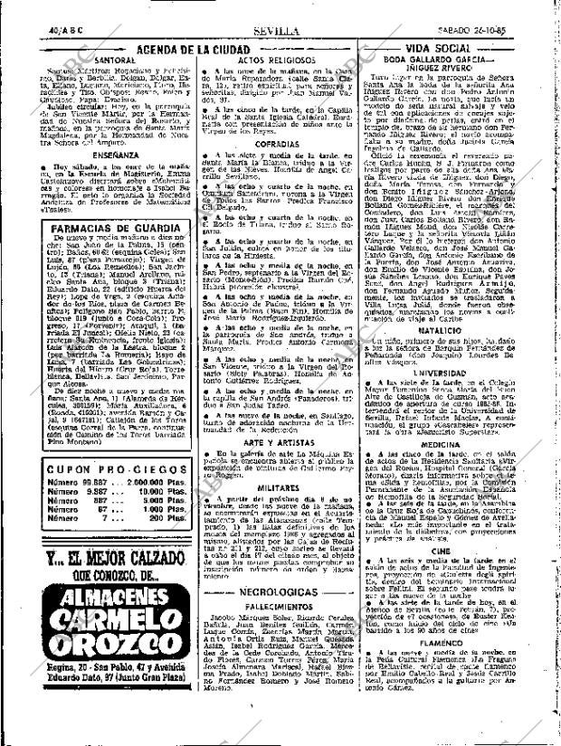 ABC SEVILLA 26-10-1985 página 40