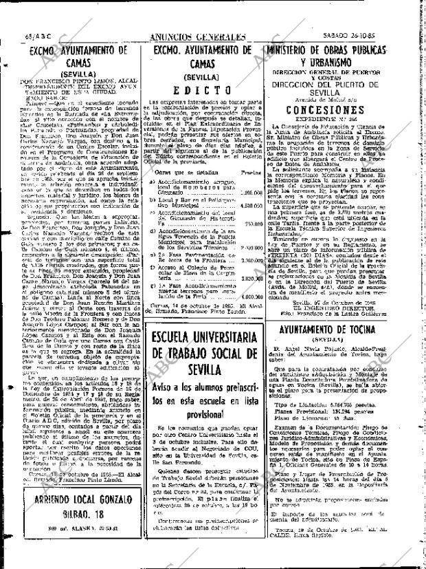 ABC SEVILLA 26-10-1985 página 68