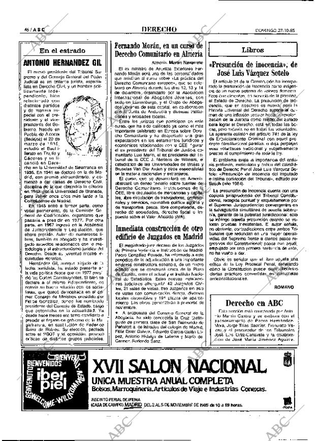 ABC MADRID 27-10-1985 página 46