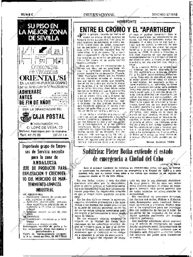 ABC SEVILLA 27-10-1985 página 30
