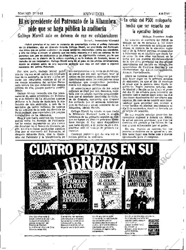 ABC SEVILLA 27-10-1985 página 41