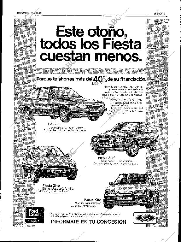 ABC SEVILLA 27-10-1985 página 49