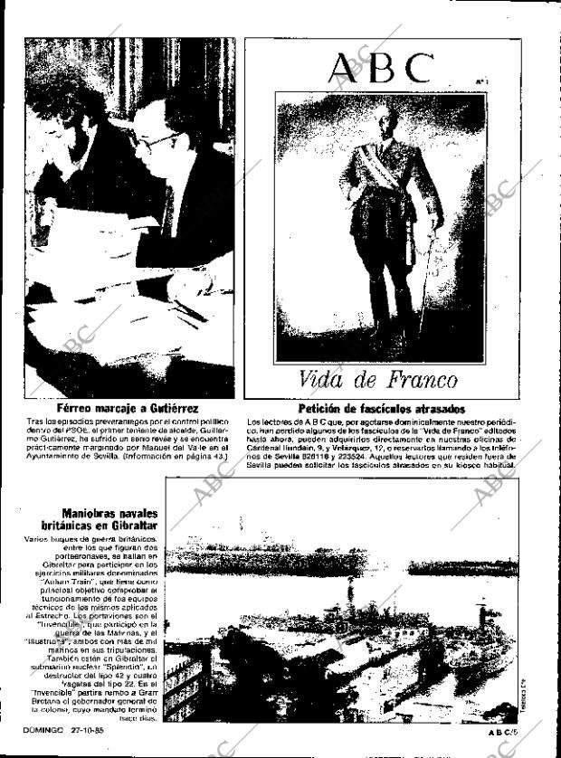 ABC SEVILLA 27-10-1985 página 5